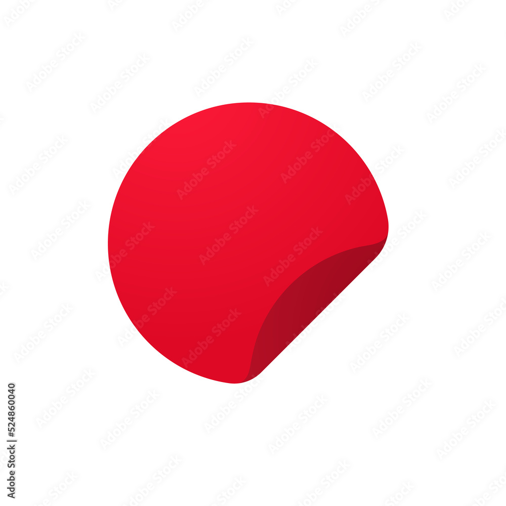 red basic shape for new product stickers special offer label red basic shape for new product stickers special offer label