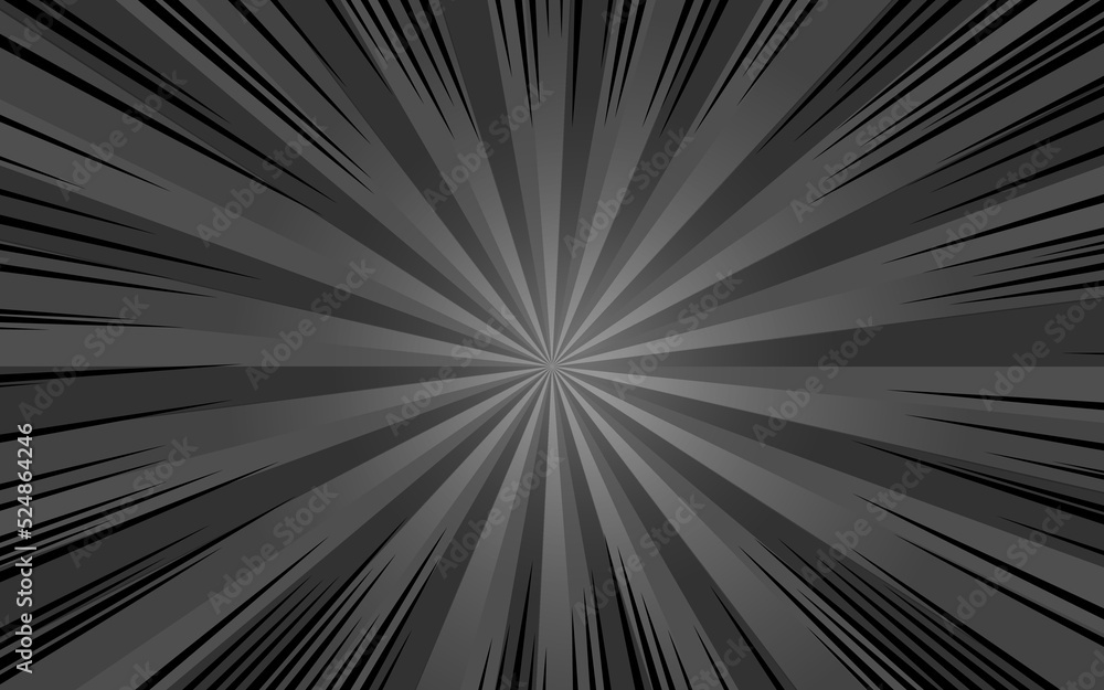 Obraz premium ブラックフライデーに使える放射線状の黒背景
