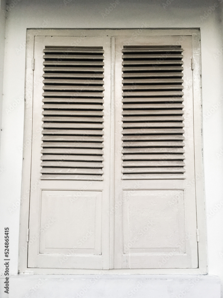 white vintage door