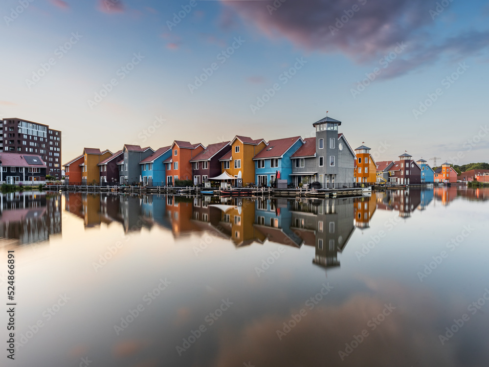 Groningen maison colorées