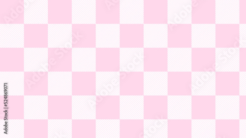 cute pastel pink tartan, checkers, gingham, plaid, checkerboard backdrop illustration, perfect for banner, wallpaper, backdrop, postcard, background