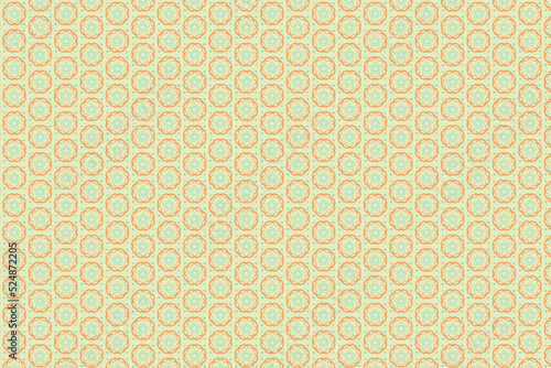 Cloth luxury pattern design with green background and blue star