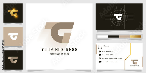 Letter TG or TC monogram logo