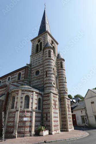 Eglise Saint-Martin dans le ville Normand de Yport