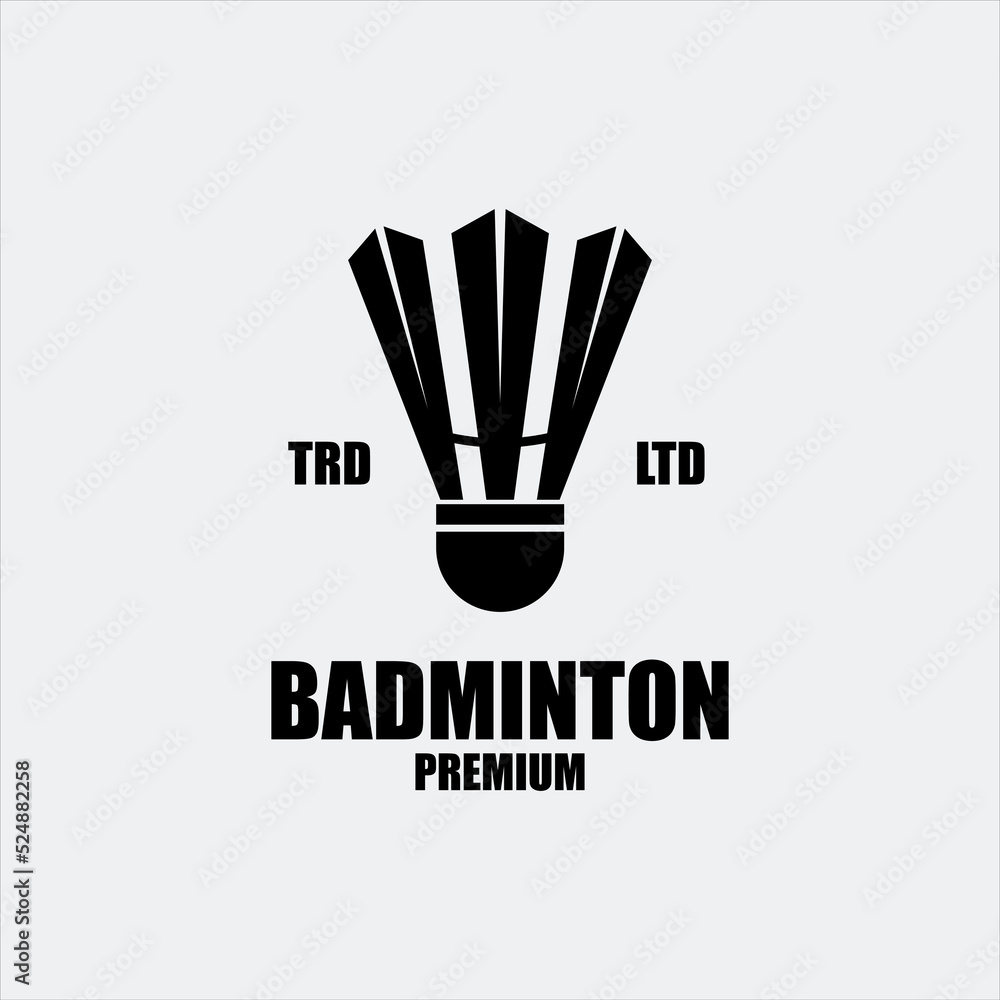 Design of badminton ball symbol Design of badminton ball symbol