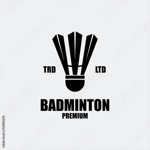 Design of badminton ball symbol