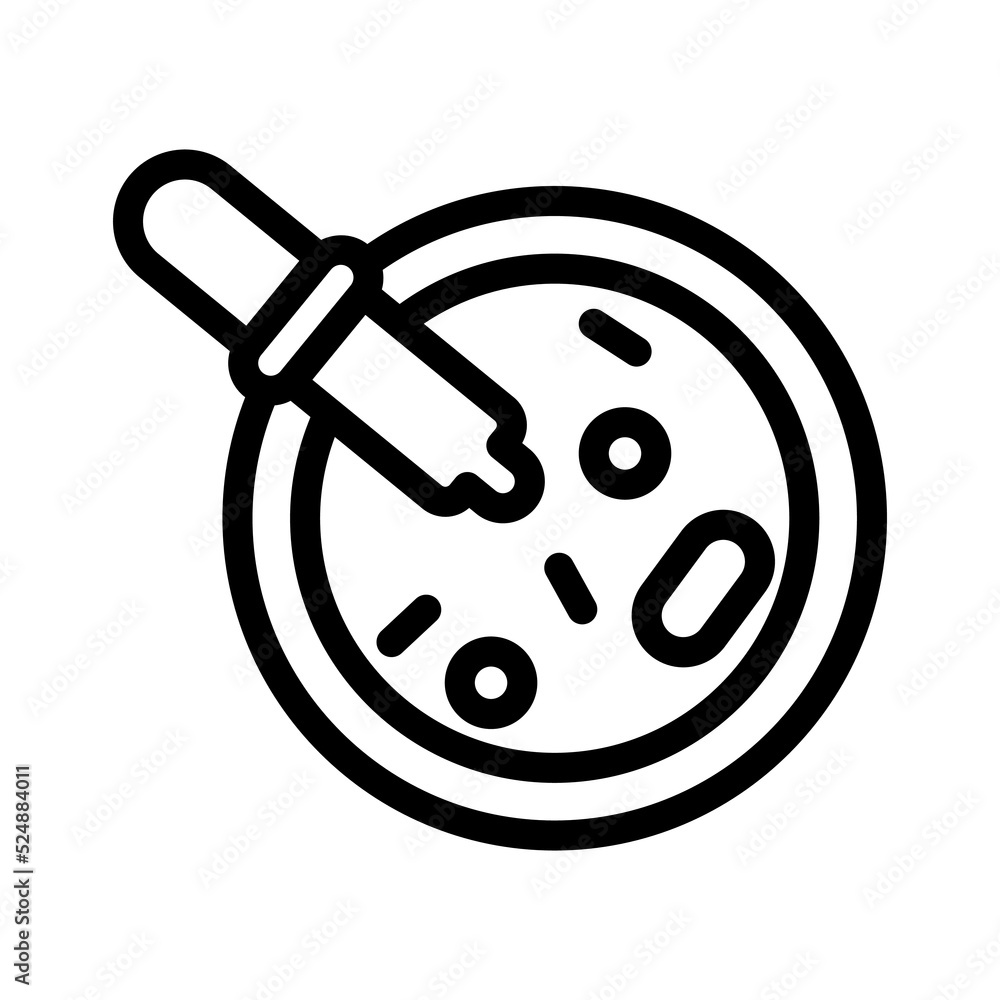 petri dish line icon illustration vector graphic petri dish line icon illustration vector graphic