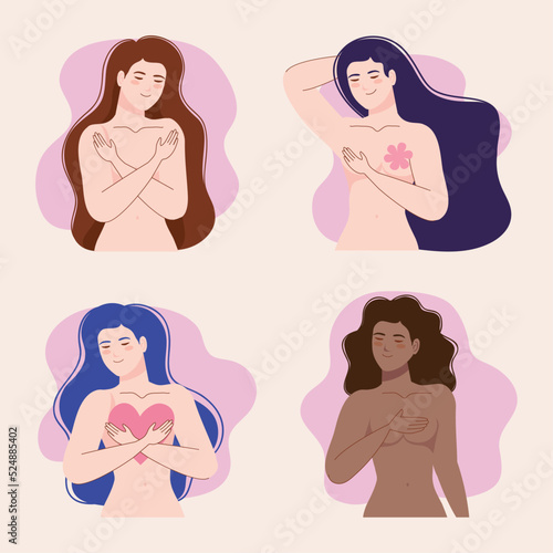 four girls breast cancer