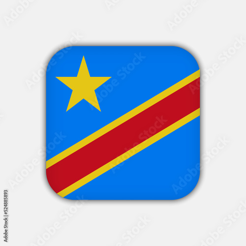 Free Download Democratic Republic of the Congo flag, official colors. Vector illustration. - GFXLoad