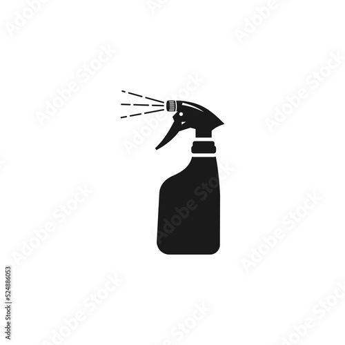 Bottle sprayer icon - vector illustration, bottle sprayer emblem design on a white background. Suitable for your design need, logo, illustration, animation, etc.