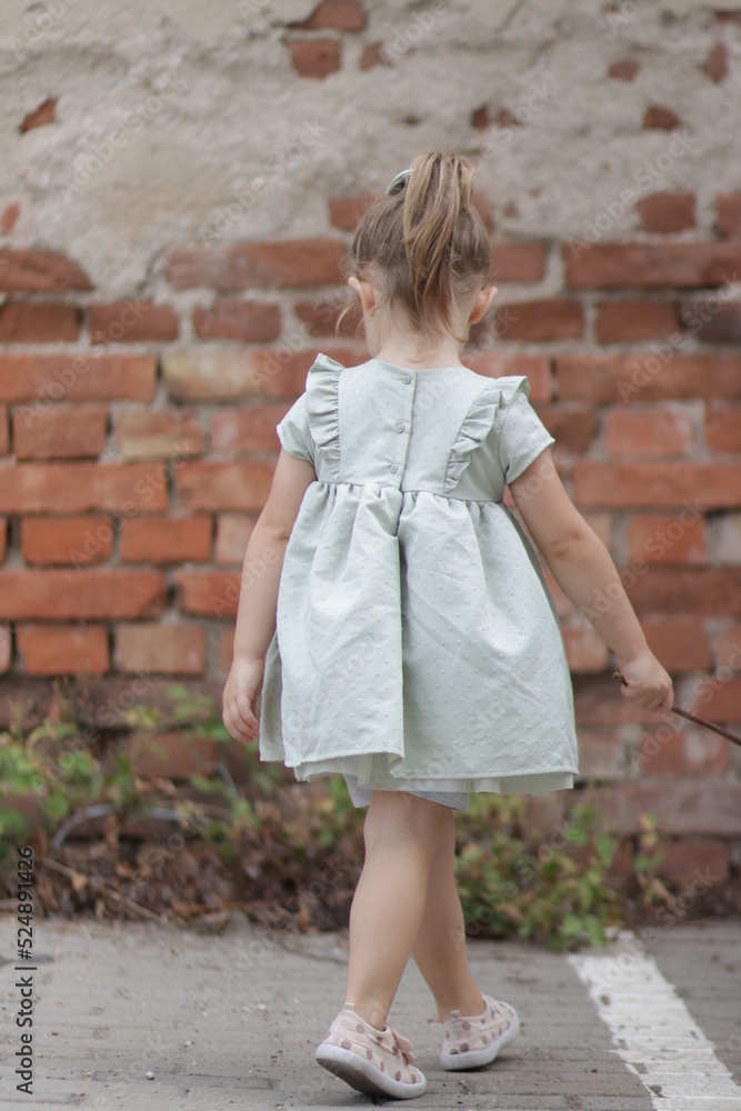 portrait of a little child in sibiu romania 