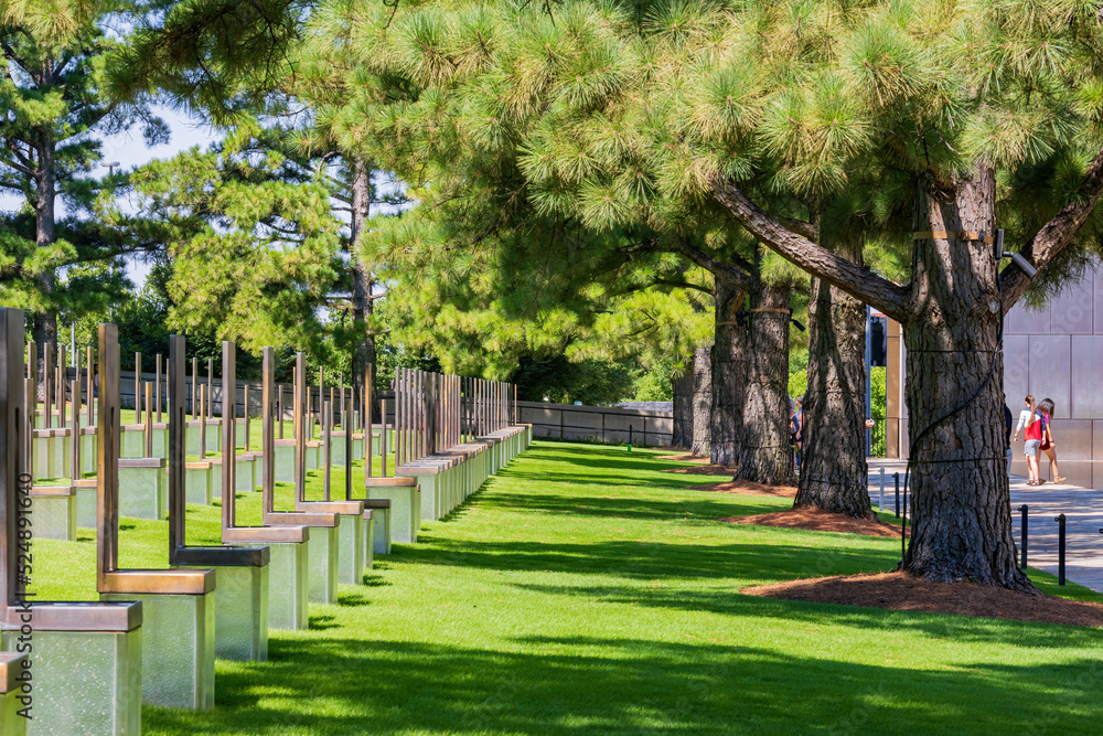 Sunny view of the Oklahoma City National Memorial and Museum