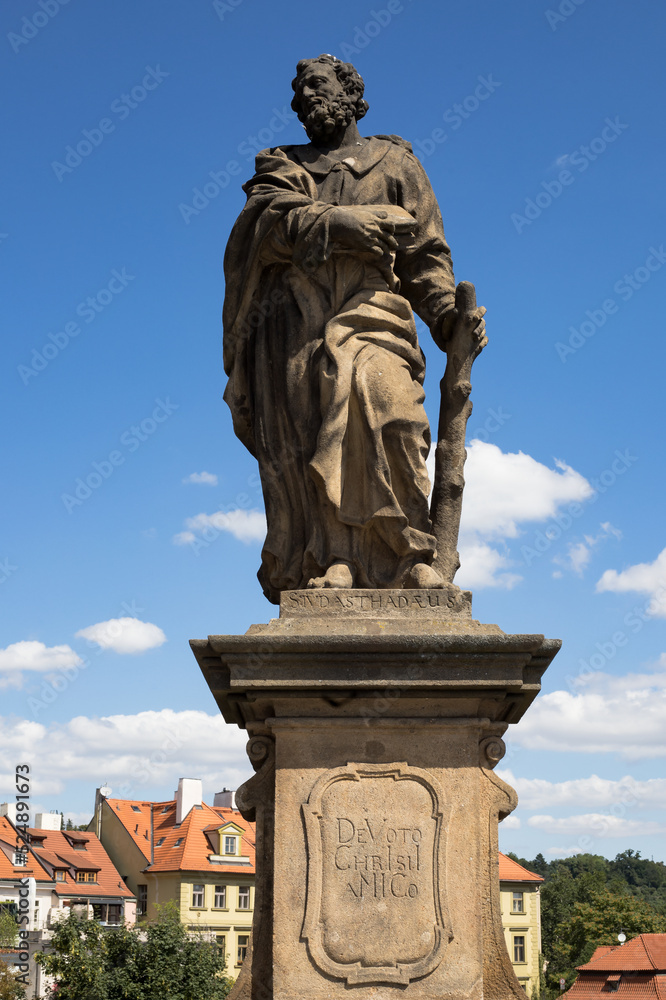 Statue of Jude the Apostle, Charles Bridge, Prague