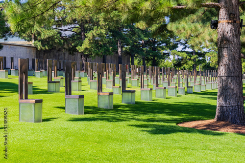 Obraz na płótnie Sunny view of the Oklahoma City National Memorial and Museum w salonie