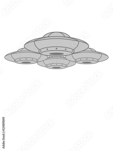 Viele UFOs Geschwader Verbund 