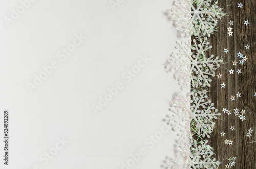 Winter background with snow...