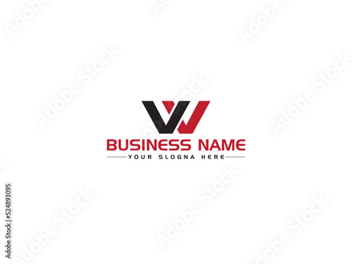 Colorful VV Logo Image, Unique VV v v Logo Icon Vector Art For Your Any Type Of Business Or Company photo