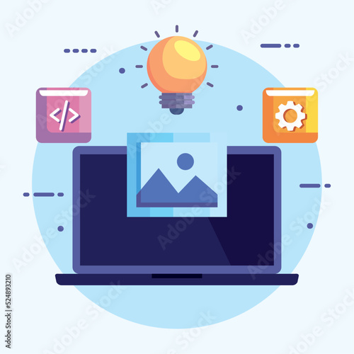 design and development in laptop