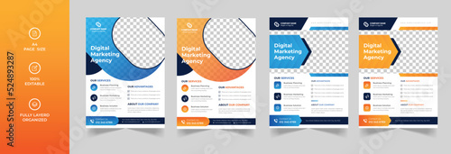 Case Study Template | Business Case Study Booklet, car wash flyer, business corporate flyer, lawn care, home cleaning flyer