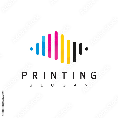 Digital Print Logo Design Template