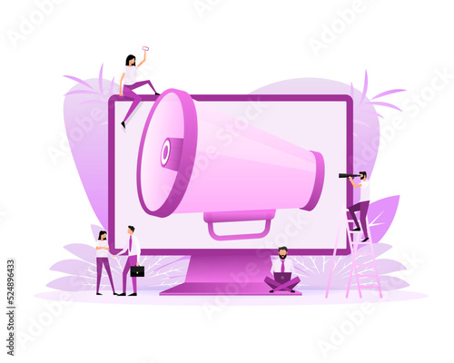 Promotion people, great design for any purposes. Discount coupon.