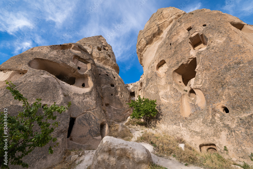 beautiful mountain scenery of Cappadocia