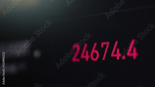 stock market chart Japanese candlestick. Ultra HD 4K 3840x2160.