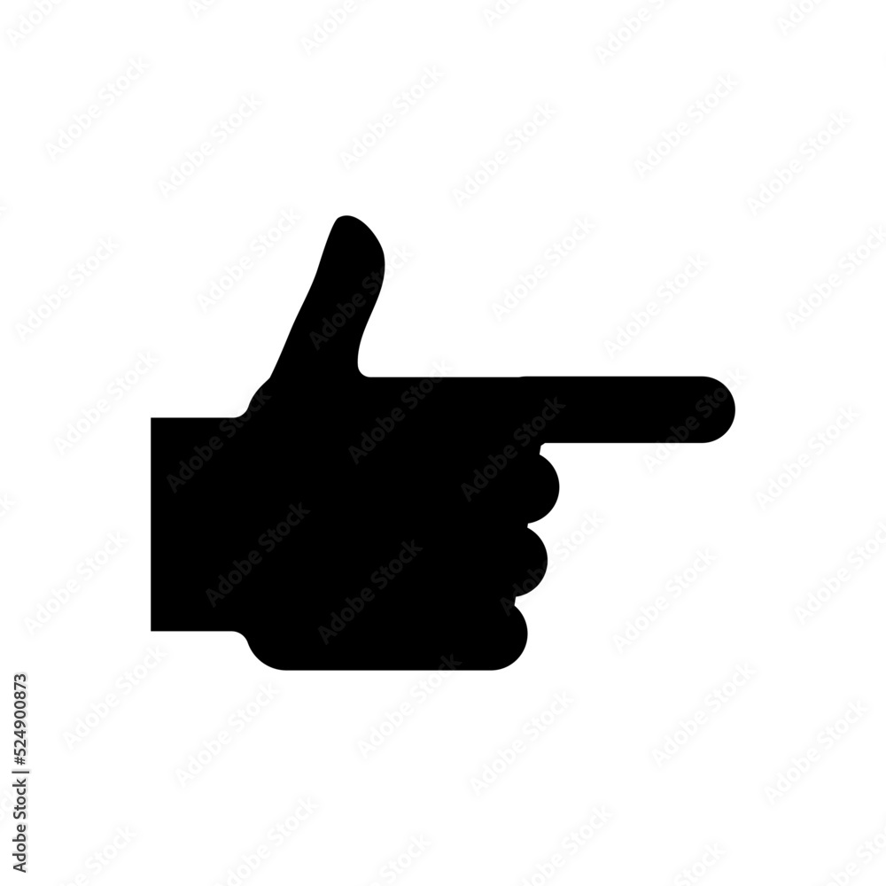 pointing, index finger - vector illustration pointing, index finger - vector illustration