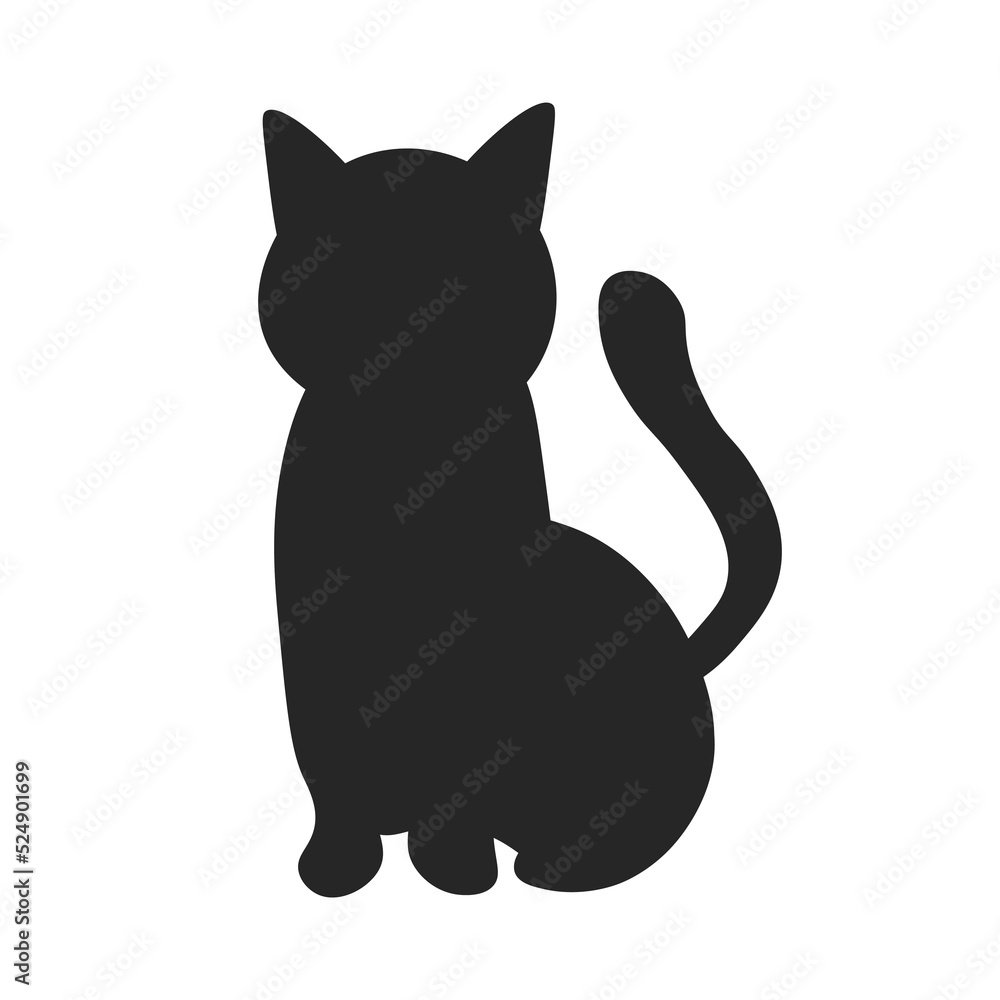 Cat vector icon. Cat silhouette symbol. Linear style sign for mobile concept and web design. House animals symbol logo illustration. vector graphics - Vector. EPS Cat vector icon. Cat silhouette symbol. Linear style sign for mobile concept and web design. House animals symbol logo illustration. vector graphics - Vector. EPS