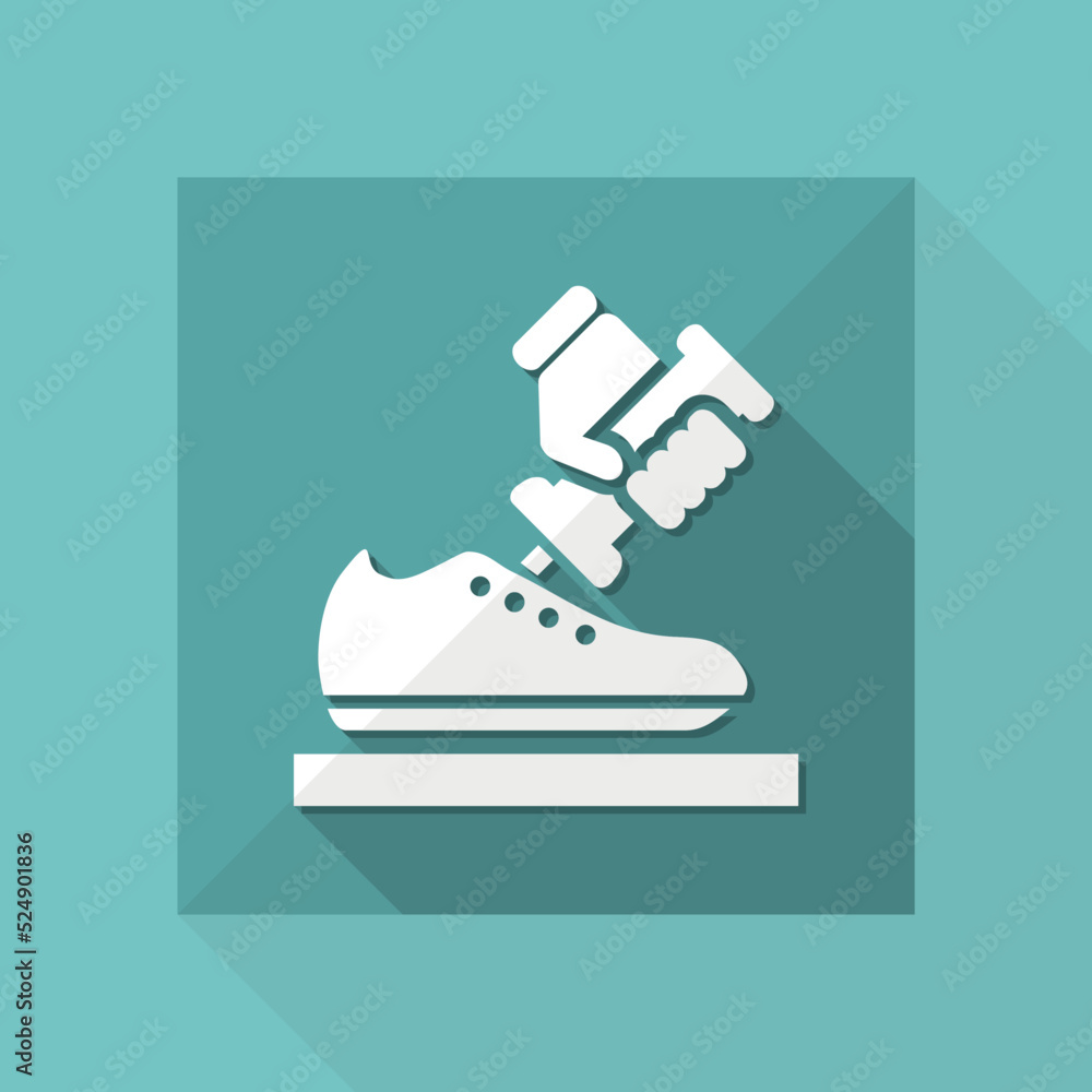 Vector illustration of single isolated shoe repair icon Vector illustration of single isolated shoe repair icon