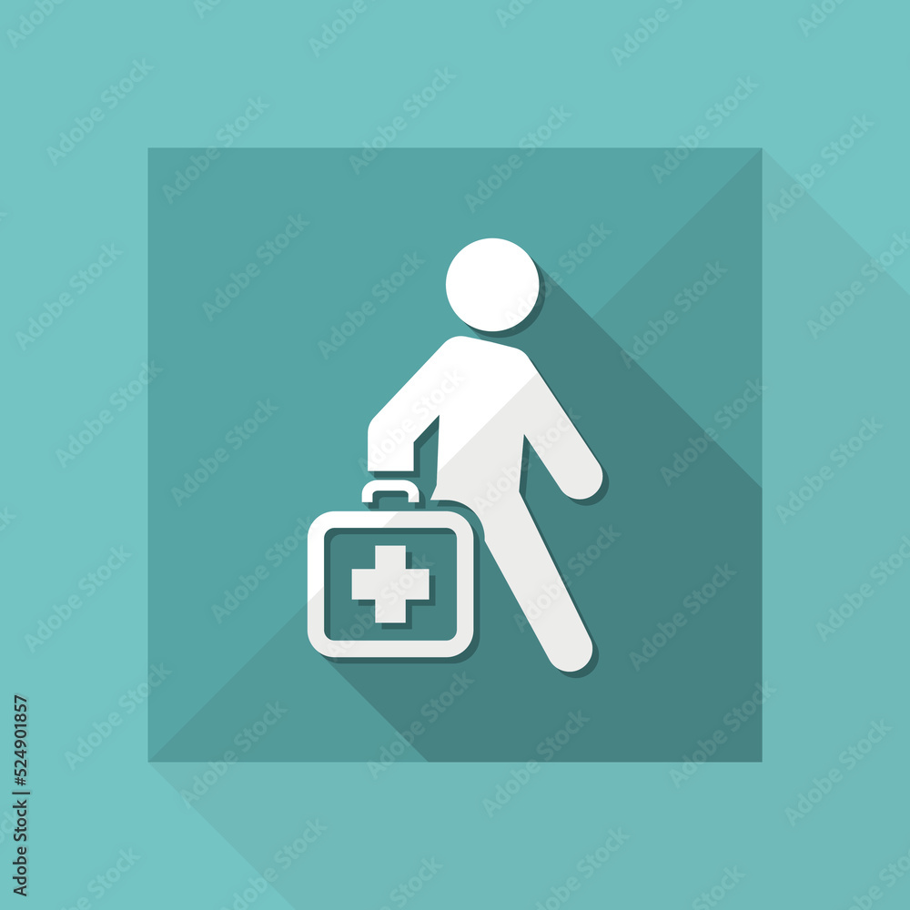 Vector illustration of single isolated medical icon Vector illustration of single isolated medical icon