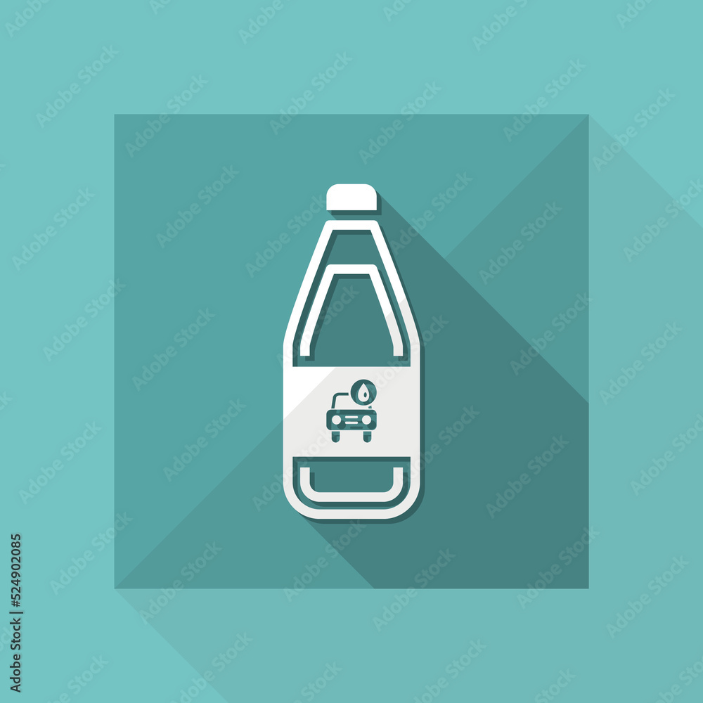 Vector illustration of single isolated car liquid icon Vector illustration of single isolated car liquid icon