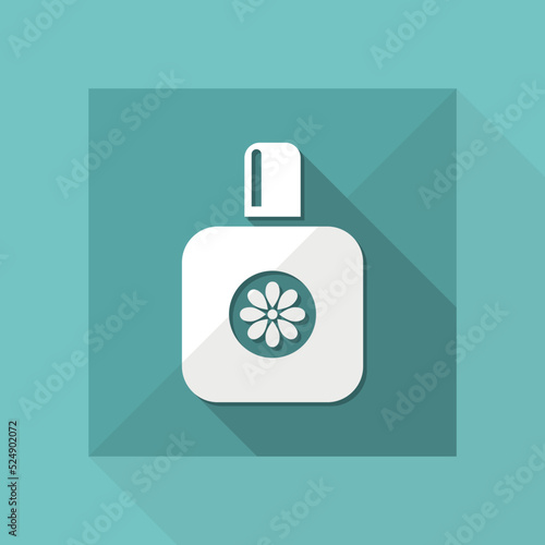 Vector illustration of single isolated perfume icon