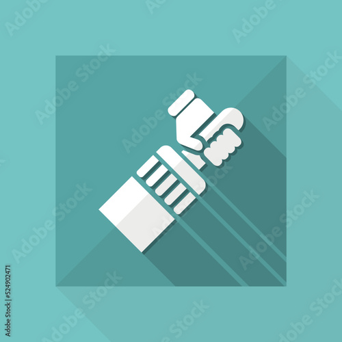 Vector illustration of single isolated paint icon