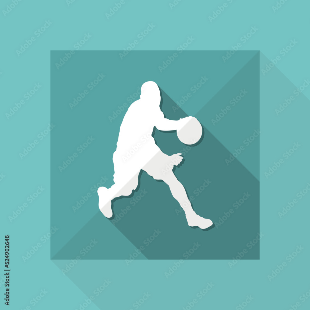 Vector illustration of single isolated basketball icon Vector illustration of single isolated basketball icon