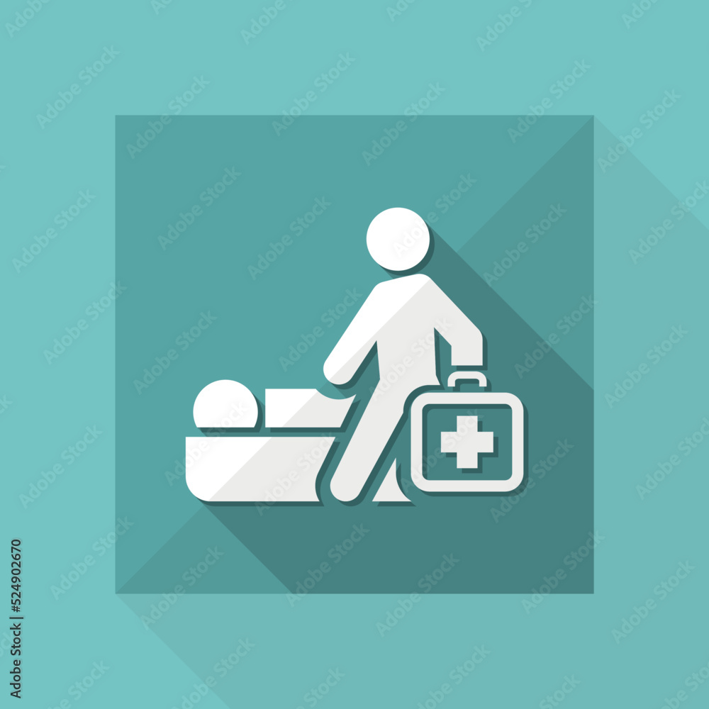 Vector illustration of single isolated medical icon Vector illustration of single isolated medical icon