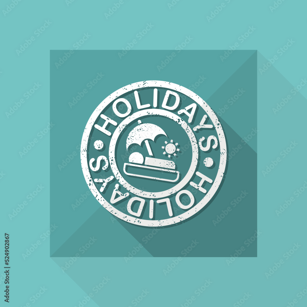 Holidays summer stamp grunge Holidays summer stamp grunge