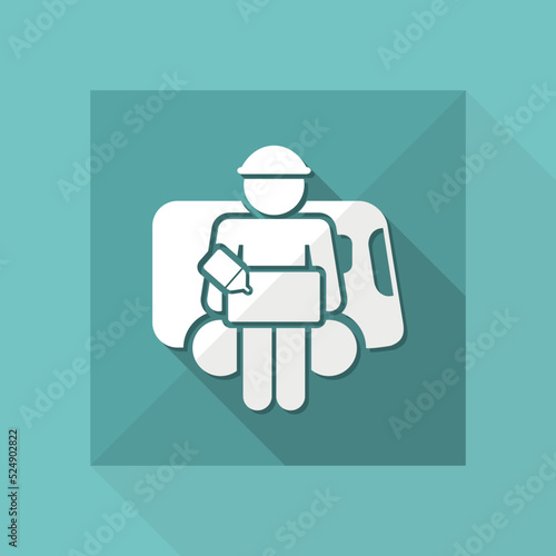 Bellboy concept icon