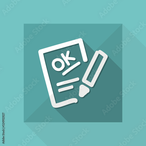 Positive evaluation icon