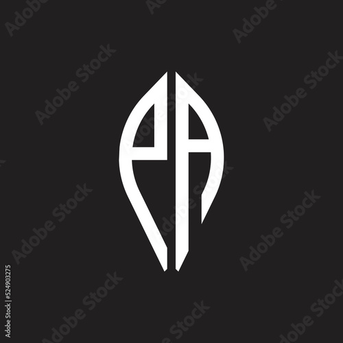 PA Letter Logo Design Template Vector