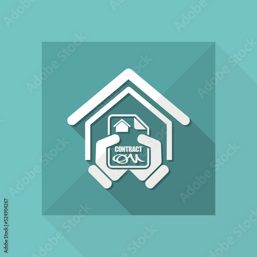 House contract icon
