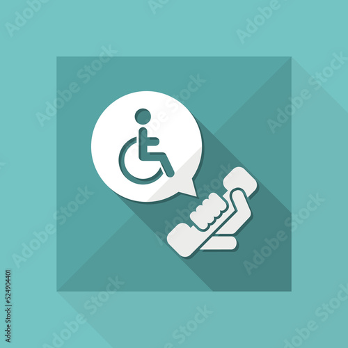 Handicap assistance line