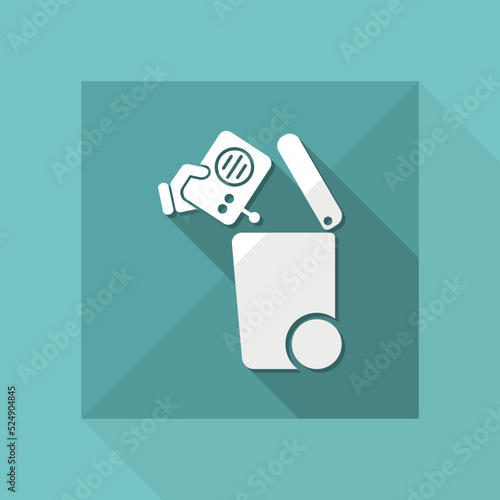Separate waste collection icon