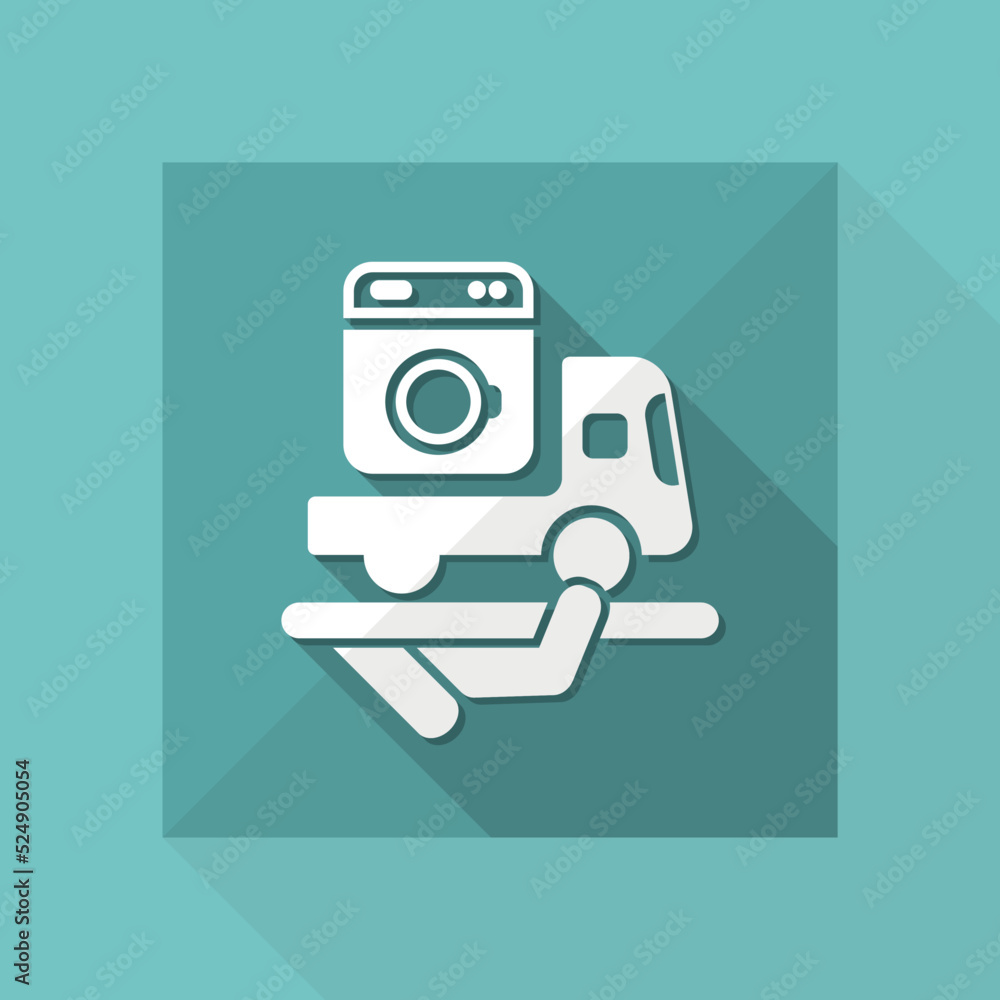 Fototapeta premium Washer delivery