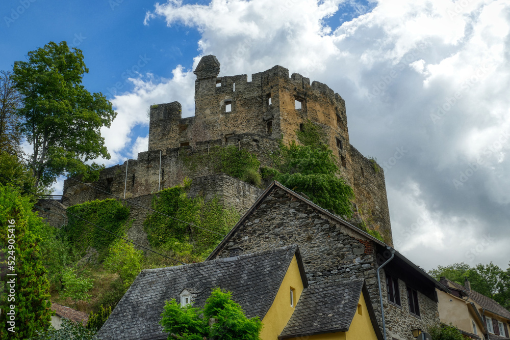 Historische Burg in Balduinstein an der Lahn