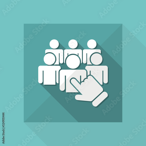 Staff selection icon