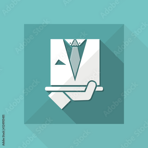 Fashion man dress icon