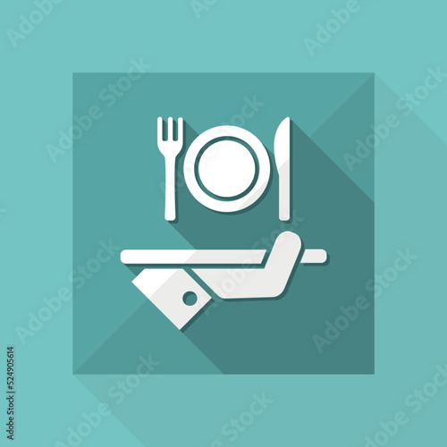 Hotel icons. Food.