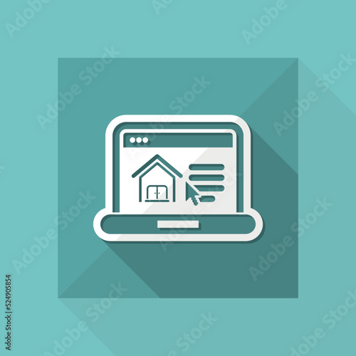 Real estate website icon