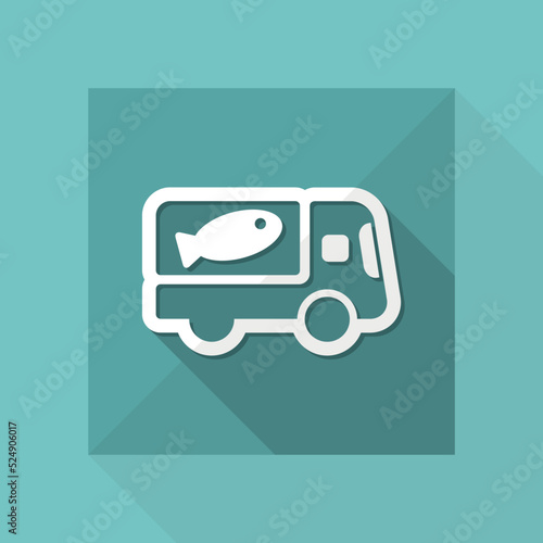 Fish van icon